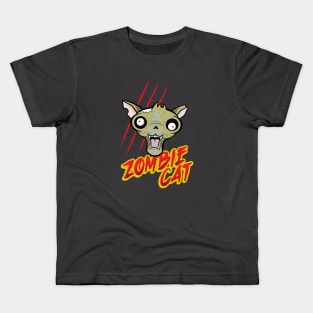 Zombie Cat Kids T-Shirt